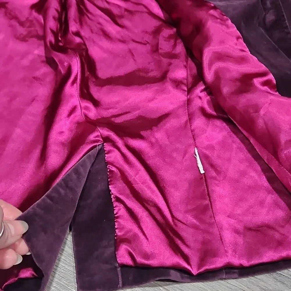 Purple Grape Velvet Gap Blazer